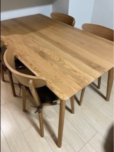 【お取引先決まりました】ダイニングテーブルセット✨️元値17万‼️お値下げしました！
