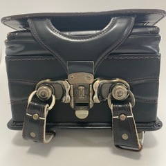 着払いにて配送【人気⭐︎】【鞄工房山本】希少！コードバン ランドセル  黒・茶ステッチの画像