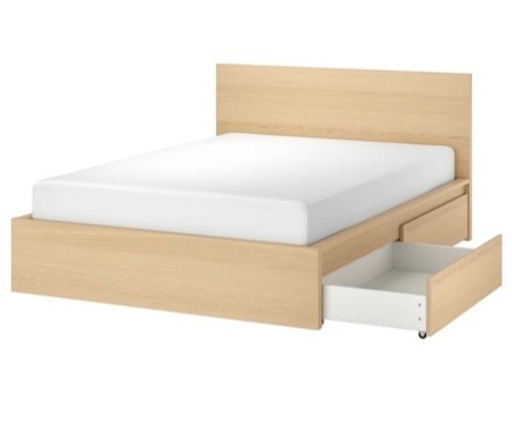 急募！ 美品 IKEA ♡MALM♡ クィーン ベットフレーム