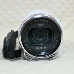 ★★ほぼ新品予備バッテリー付き　◆ソニー ビデオカメラHDR-CX675 32GB 光学30倍 ホワイト Handycam★★の画像