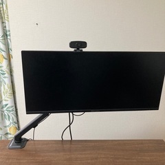 モニター、美品、アーム付き！早い物勝！