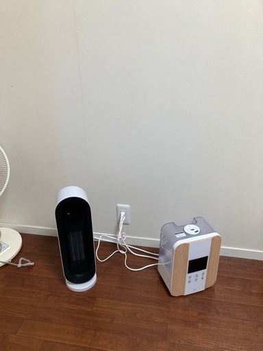 ヒーターと加湿器