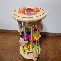 お値下げ❗アンパンマン木製玉落とし