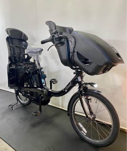 1都4県全域送料無料　業界最長12ヶ月保証　電動アシスト自転車　ヤマハ　パスキッスミニアン　新型　20インチ 子供乗せ　黒色