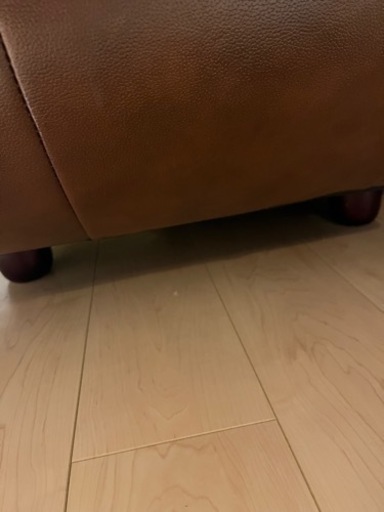 (最終価格)okay家具、定価20万円以上、高級本革ソファー、3人掛け、美品です！
