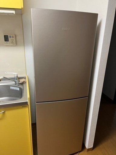 ハイアール 218L 冷凍冷蔵庫 JR-NF218B-N ゴールド