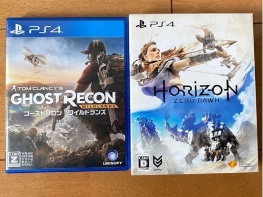 PlayStation 4 2台セット　コントローラー、ソフト付き