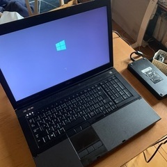 人気機種感謝特価！dell precision m6700改その⑦。i7 3740M 17インチ大画面液晶 独立GPU搭載fpM6000！SSD480G＋HDD500Gメモリー16G　win10pro64bit。の画像