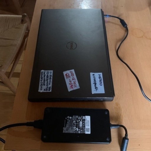 人気機種感謝特価！dell precision m6700改その⑦。i7 3740M 17インチ大画面液晶 独立GPU搭載fpM6000！SSD480G＋HDD500Gメモリー16G　win10pro64bit。