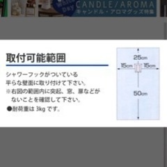 ステンレスシャワーラック(2段)の画像