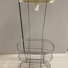 ステンレスシャワーラック(2段)の画像