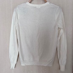 LEPSIM レース カーディガン 長袖 白の画像