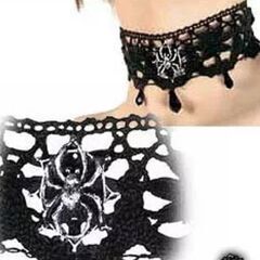 ALCHEMY GOTHIC: ARACHNATHEA LACE CHOKERの画像