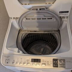 【1点限り】SHARP 洗濯機(ES-TX5D)の画像