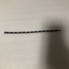 磁気ブレスレット ブラック ハートの画像