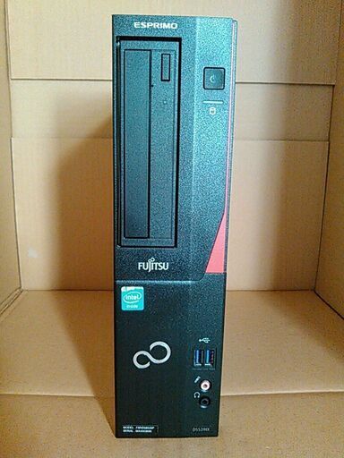 Fujitsu ESPRIMO D552/HX CPU Intel Celeron G1820 メモリ 2GB*2 ディスク500GB×1 Windows 10 Pro 64-bit Standard