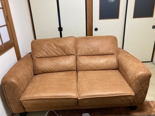 UNKOCHAN 】ウンコちゃんの家具屋さん (2人掛)レザーファブリック