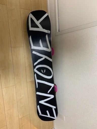 スノーボード板　ビンディング付き k2