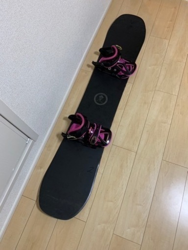 スノーボード板　ビンディング付き k2