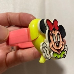 1980年代ディズニーランド　ミニー　腕輪　腕時計　レトロおもちゃの画像
