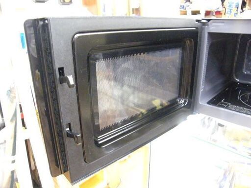 美品 sirosca 電子レンジ 2022年製 SX-18D132 レンジ シロカ ブラック 黒 フラット ヘルツフリー 消音モード 