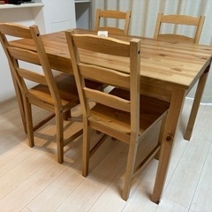 IKEA ヨックモック ダイニングセット
