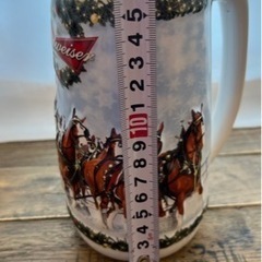 レア品！クリスマス/バドワイザービールジョッキの画像