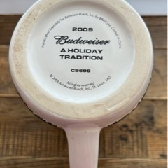 レア品！クリスマス/バドワイザービールジョッキの画像