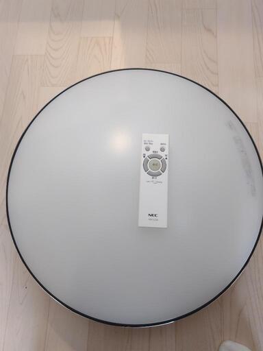 （取引中・現金手渡し用）NEC LEDシーリングライト　リモコン付き