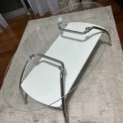 ニトリ　ガラス　ローテーブル  お譲りします