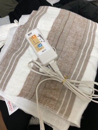 10月末処分！ 電気毛布 毛羽立ち有り 正常稼働