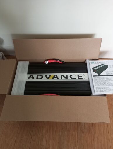 カーインバーター 修正波12V 定格2000W 最大4000W ほぼ新品【ADVANCE】
