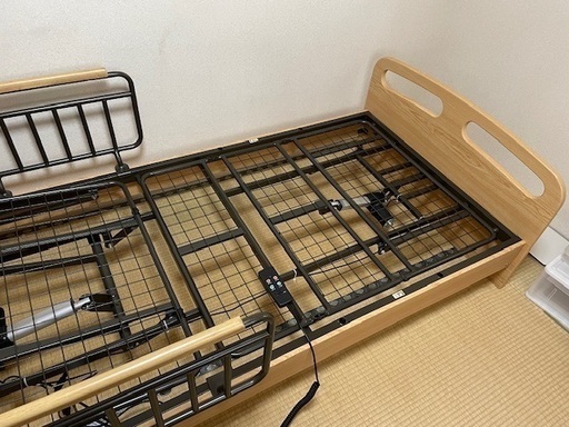  ニトリ　電動シングルベッドフレーム(ライズ2 2M-F/LBR)