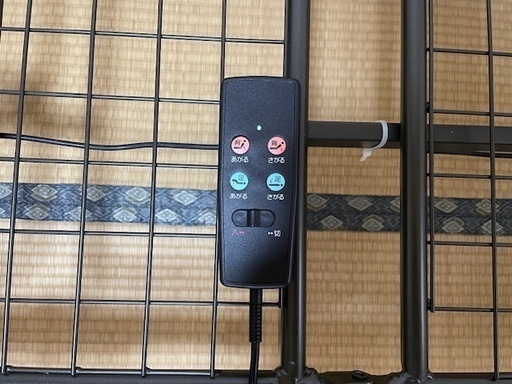  ニトリ　電動シングルベッドフレーム(ライズ2 2M-F/LBR)