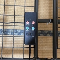  ニトリ　電動シングルベッドフレーム(ライズ2 2M-F/LBR)の画像