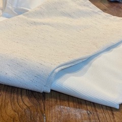 無印良品　カーテン　短め　高さ105cm　アイボリー　レースカーテンセットの画像