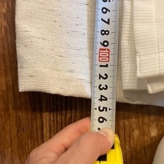 無印良品　カーテン　短め　高さ105cm　アイボリー　レースカーテンセットの画像