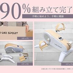 【引取限定】【新品・未開封】  I-uki Sport ミニ エアロバイク　フィットネスバイクの画像