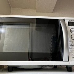 【決まりました】電子レンジ（トースト可）ターンテーブル式（※皿無...