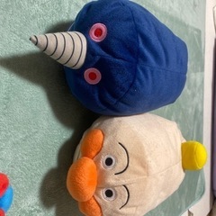 値下げしました。アンパンマンぬいぐるみまとめ売りの画像