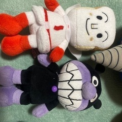 値下げしました。アンパンマンぬいぐるみまとめ売りの画像