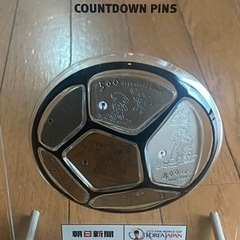 日韓ワールドカップカウントダウンバッチの画像