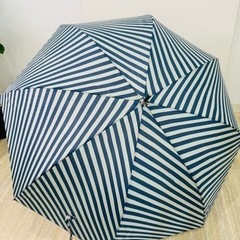 ボーダー柄　傘の画像