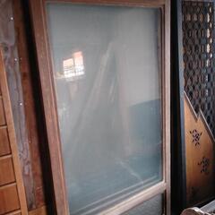 昭和レトロ板ガラス　揺らぎ　建具　アンティーク　古民家の画像