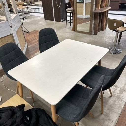東洋ファニチャー ダイニングテーブル・チェアーセット ☆TOYO FURNITURE トーヨーファニチャー ベンチダイニング4点