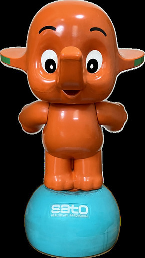 サトちゃん　人形　薬局　オブジェ