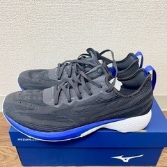 14,850円 27.0ミズノランニングシューズ　グレー
