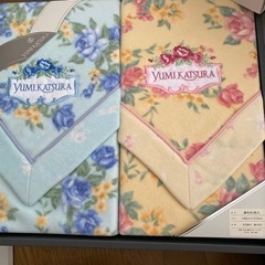 たくさんの問い合わせありがとう！決まりました！カツラユキ　綿毛布　未使用品　2枚の画像