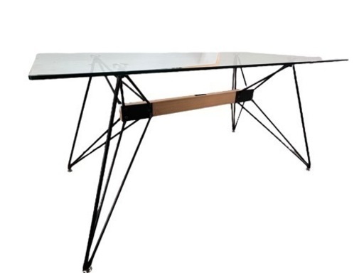 NO.1249 6人掛け ガラス ダイニングテーブル