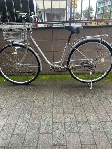 リサイクルショップどりーむ荒田店 No1144 自転車　シティサイクル　２６インチ　LEDオートライト付き♪　カゴ付き　状態良好♪